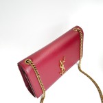 Saint Laurent Kate in Grain de Poudre Leather